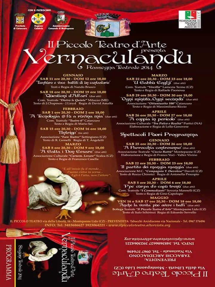 Rassegna teatrale al teatro di Montepaone