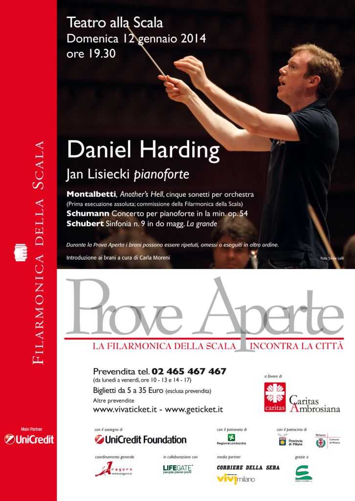 #ProveAperte, Teatro alla Scala: Harding e Lisiecki nella Prova Aperta per Caritas Ambrosiana