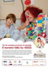 Fondazione Theodora Onlus: fino al 26 gennaio "Un sorriso per i bambini in ospedale"