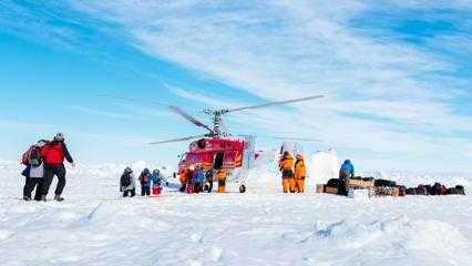 Antartide: in corso evacuazione nave russa con elicottero cinese