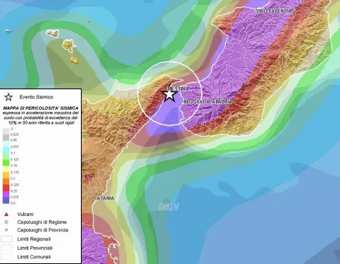Messina torna a tremare. Terremoto di magnitudo 4 sveglia gli abitanti dello Stretto