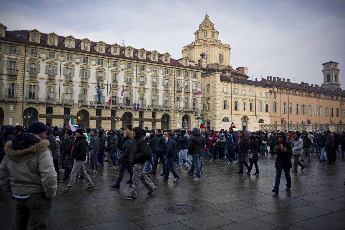 Torino: gli studenti si uniscono allo sciopero dei Forconi