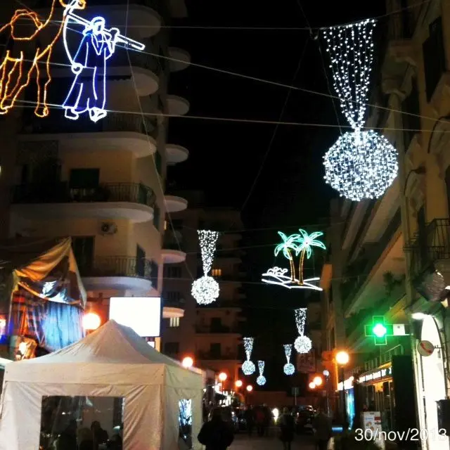 Vomero: delusione per le scarne luminarie natalizie