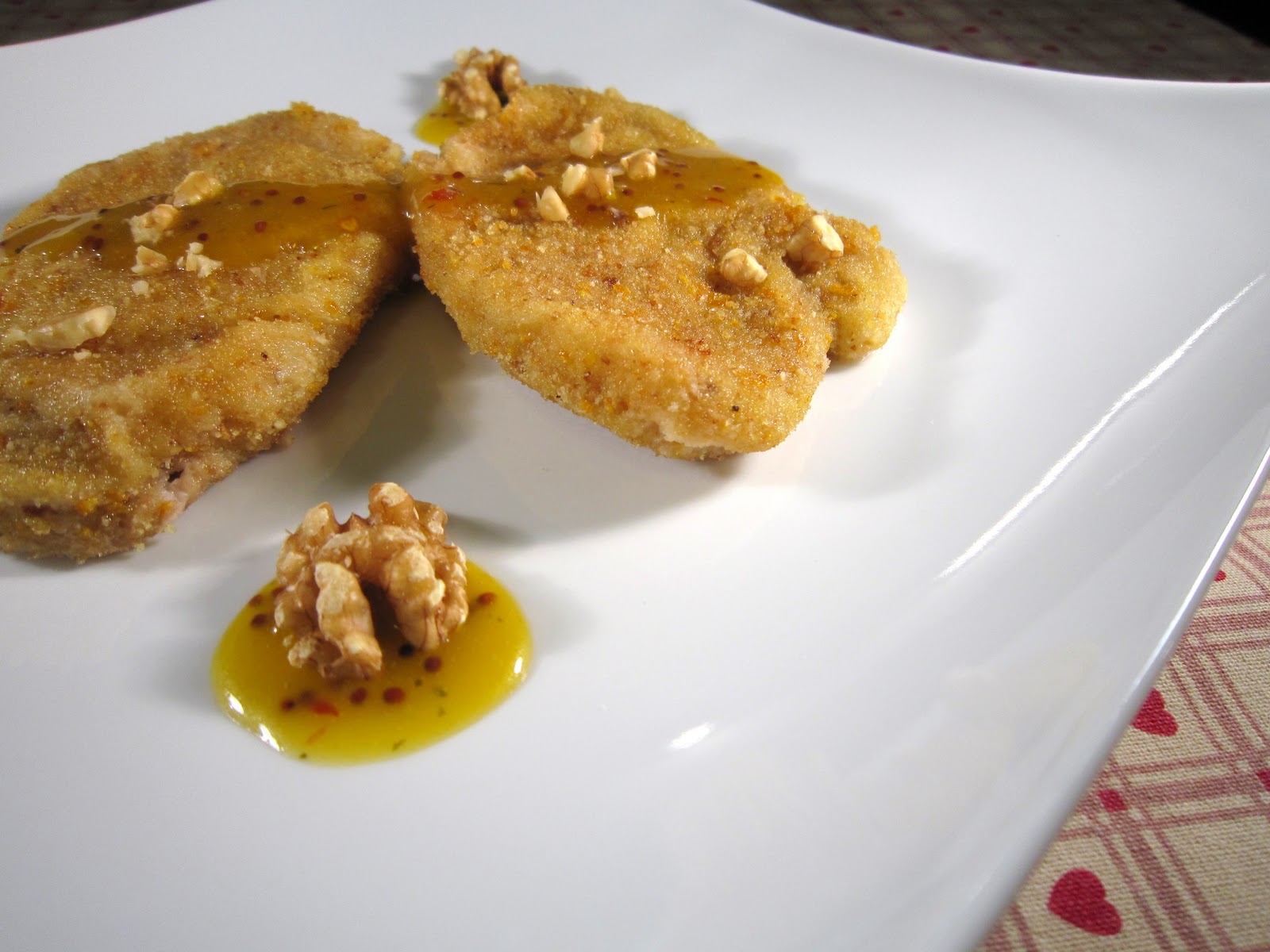 Cotolette di lonza con le noci