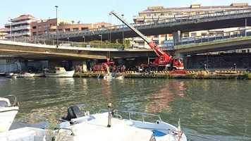 Pescara, affonda imbarcazione nel porto canale