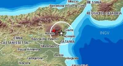 Scosse sismiche stamattina sull'Etna. La più forte di magnitudo 3.4