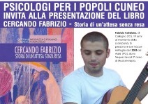 8 Novembre, Borgo San Dalmazzo, Cuneo: presentazione del libro "Cercando Fabrizio"