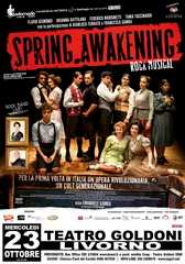 Spring Awakening: il debutto al Goldoni di Livorno il 23 ottobre