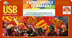 Presidio di protesta dei vigili del fuoco in Piazza San Babila