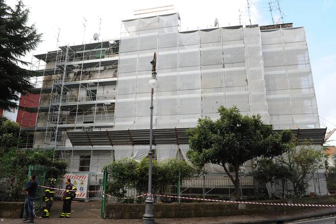 Maltempo a Sorrento: palazzo sgomberato per le forti piogge