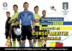 Viterbo: aperte le iscrizioni al corso per diventare arbitri di calcio