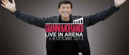 Gianni Morandi Live In Arena: questa sera il primo concerto - evento