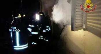 Corto circuito, garage in fiamme, paura a Gesualdo