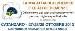 Tre giorni con "La malattia di Alzheimer e le altre demenze" presso auditorium Fondazione Betania
