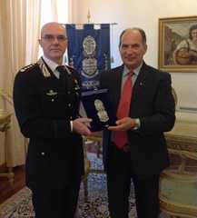 Comandante provinciale Carabinieri Cantoni in visita al Presidente CCIAA Abramo