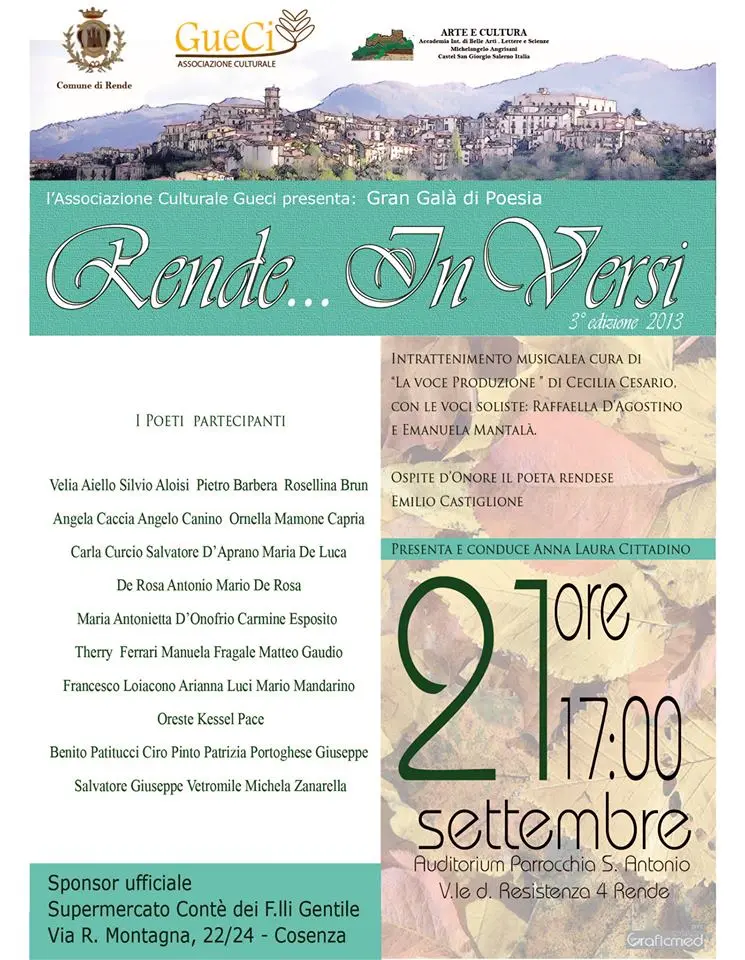 Rende...In Versi: Gran Galà di Poesia