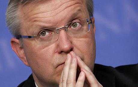 Rehn: «Dati italiani non positivi. Per assicurare la ripresa è essenziale la stabilità politica»
