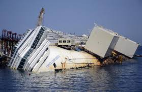 Costa Concordia: la rotazione potrebbe avvenire il 16 Settembre