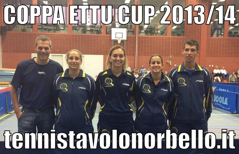 Tennistavolo: il Norbello femminile passa il turno nella Ettu Cup