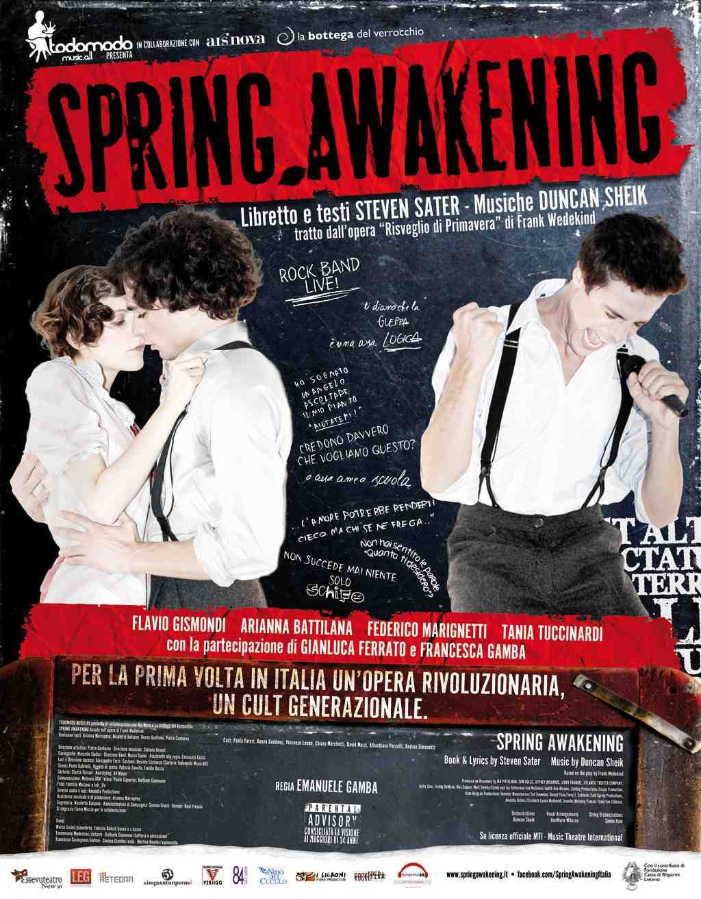 Spring Awakening: l'irrappresentabile inno alla vita finalmente in Italia!