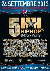 Hip Hop TV B-Day Party: il 24 settembre a Milano, oltre 4 ore di show con più di 50 artisti