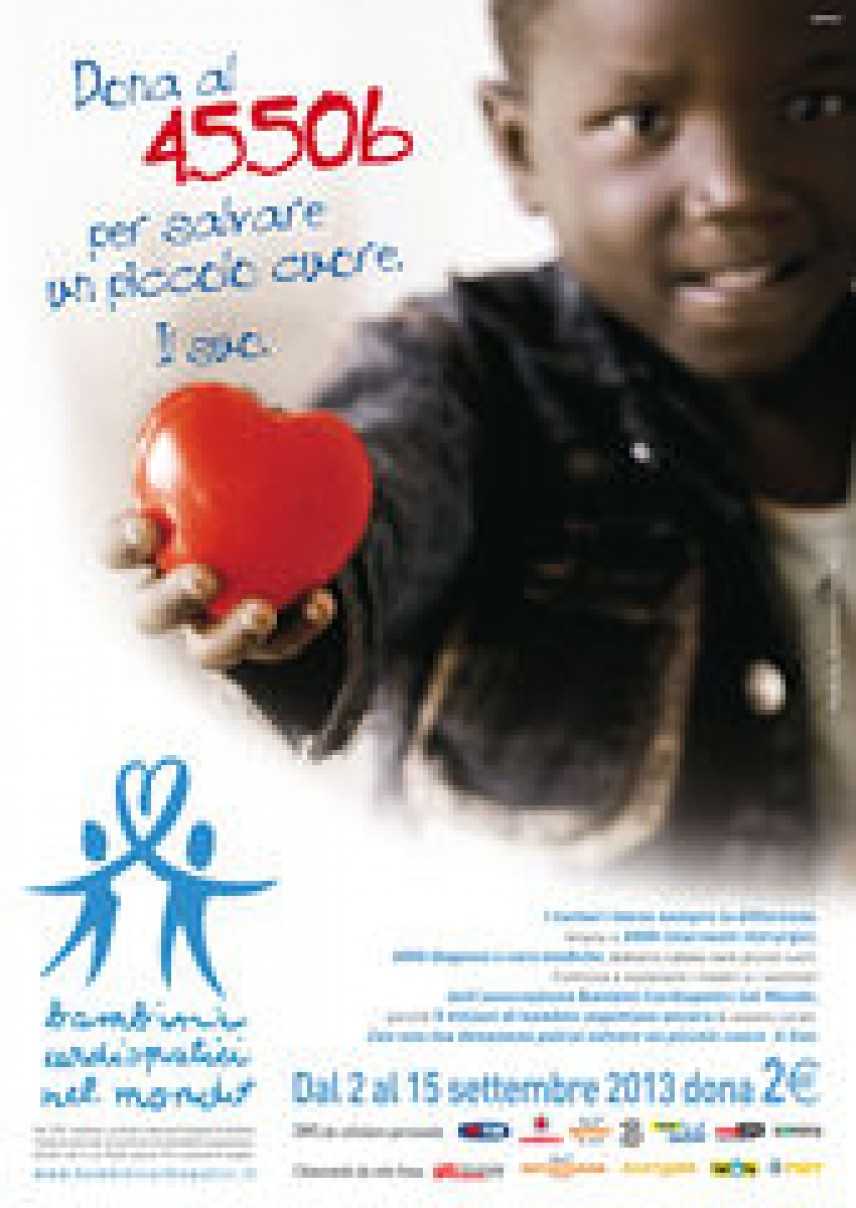 Da oggi al 15 settembre: campagna per 8 missioni operatorie di Bambini Cardiopatici