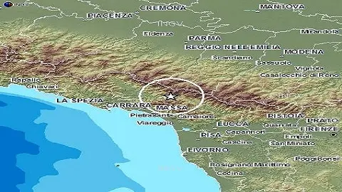 Toscana: scossa di terremoto 2.9 tra le città di Massa e Lucca