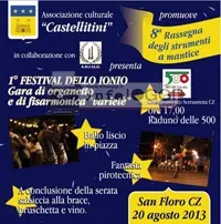 San Floro (Cz) "Gara di organetto e fisarmonica" "Una volta si giocava così"19-20 Agosto