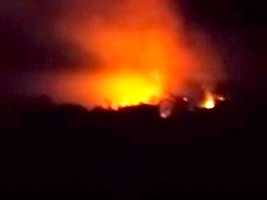 Incendio a Casalbordino: cinquanta ettari in fumo