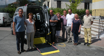 Acquistato veicolo per il trasporto di persone con difficoltà motorie