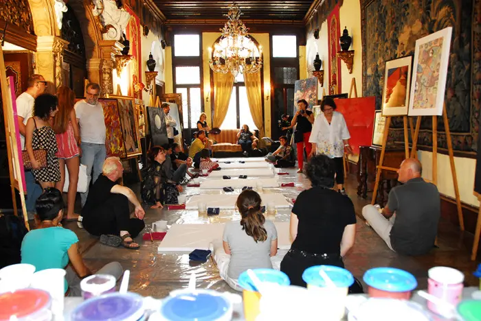 La Stanza del colore,  Happening Pittorico
