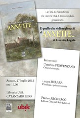 Federica Legato presenterà il suo libro presso l'Ubik di Catanzaro Lido