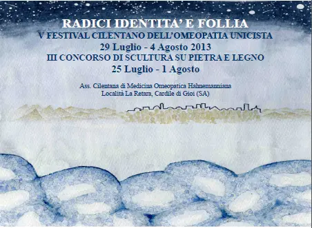 "Radici Identità e Follia": V Festival Cilentano dell'omeopatia unicista