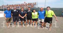Montalto Di Castro (VT) - gli arbitri viterbesi in visita ai colleghi del Beach Soccer