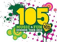 Parte il 19 luglio "105 Music E Fun" il tour estivo di Radio 105