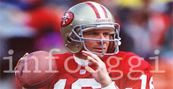 Football Americano, Joe Montana in Italia