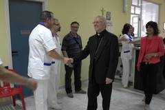 Monsignor Nunzio Galantino in visita alle Terme Sibarite