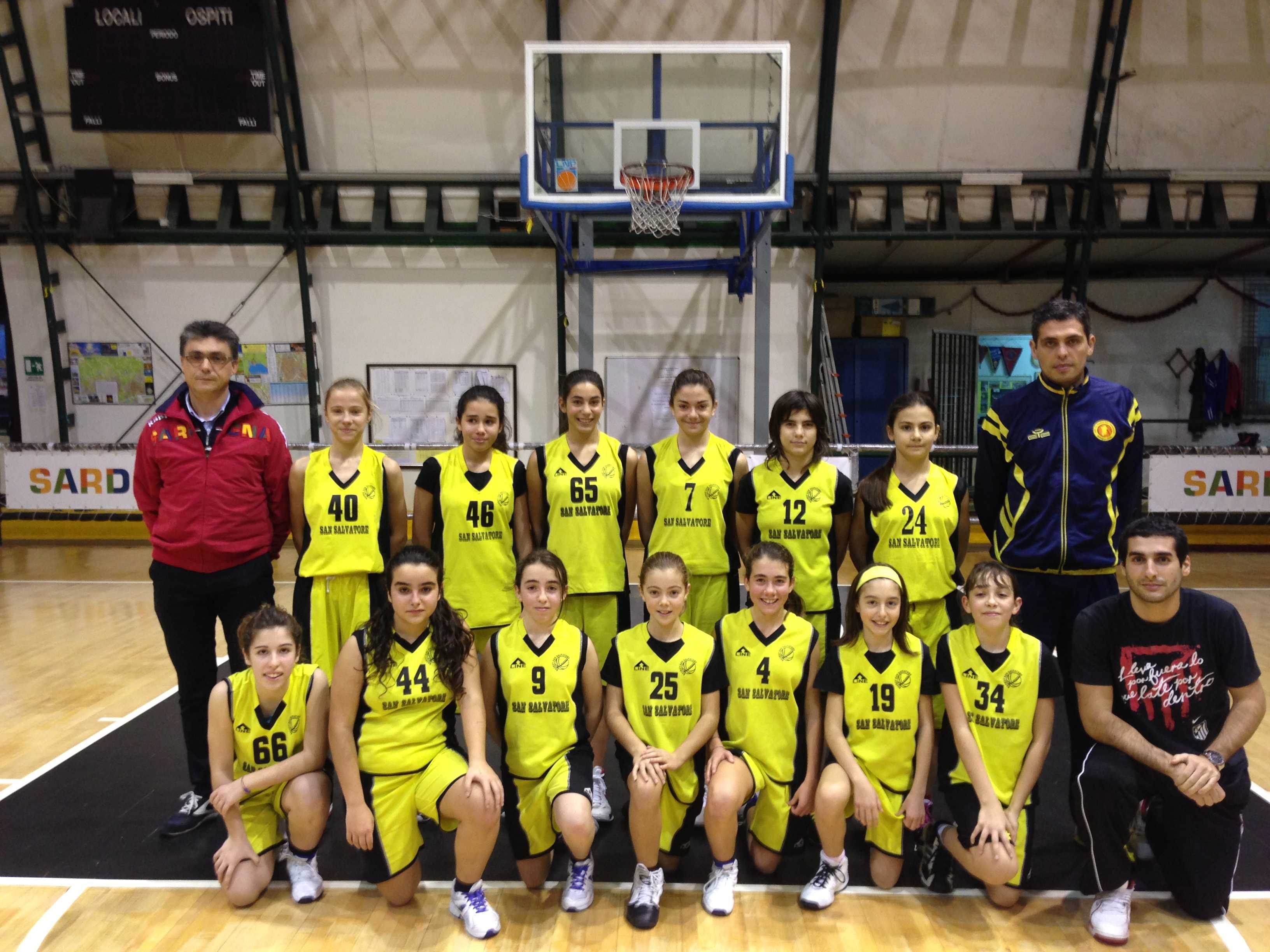 Basket giovanile: il San Salvatore Selargius corsaro a Latina con l'under 13 femminile