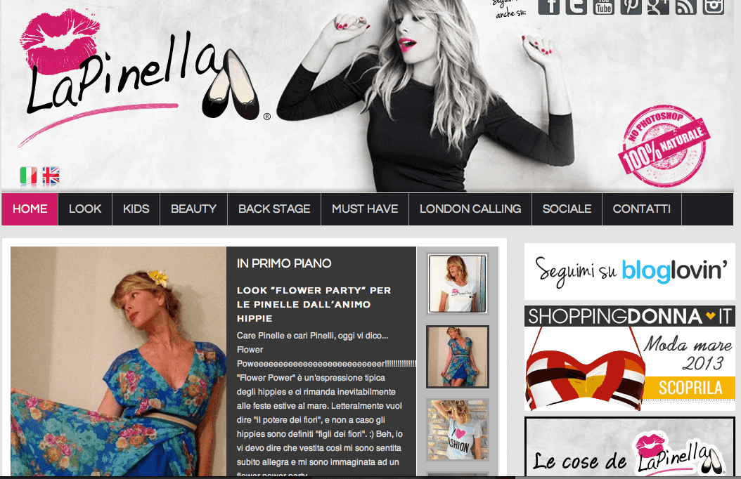 Alessia Marcuzzi trasforma il suo blog @lapinella in un marchio