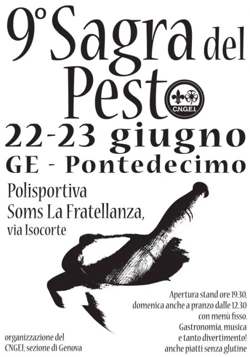 Da stasera la 9° Edizione della Sagra del Pesto presso SOMS "La fratellanza"