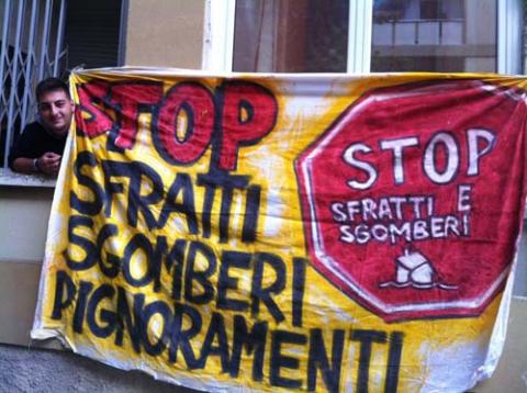 Genova, giornata nazionale contro sfratti e sgomberi: "La casa è un diritto"