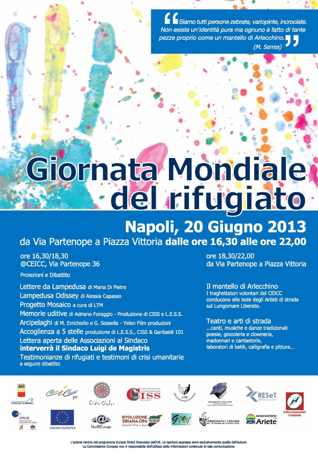 Napoli si prepara alla Giornata Mondiale del Rifugiato