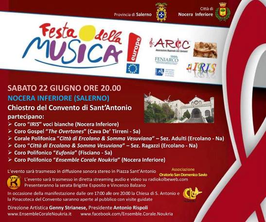 Nocera Inferiore (Sa), Festa Europea della musica 2013