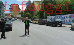 Avellino, Luca Abete e l'affissione elettorale selvaggia
