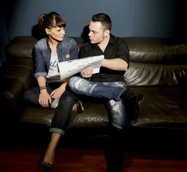 Alessandra Amoroso al lavoro con Tiziano Ferro per il nuovo album