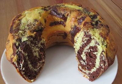Ciambellone marmorizzato