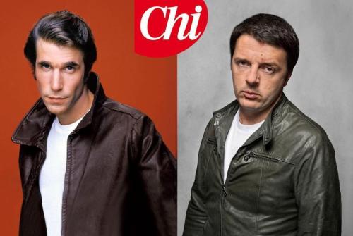 Matteo Renzi versione Fonzie su "Chi": "Voglio parlare ai giovani e agli anziani"