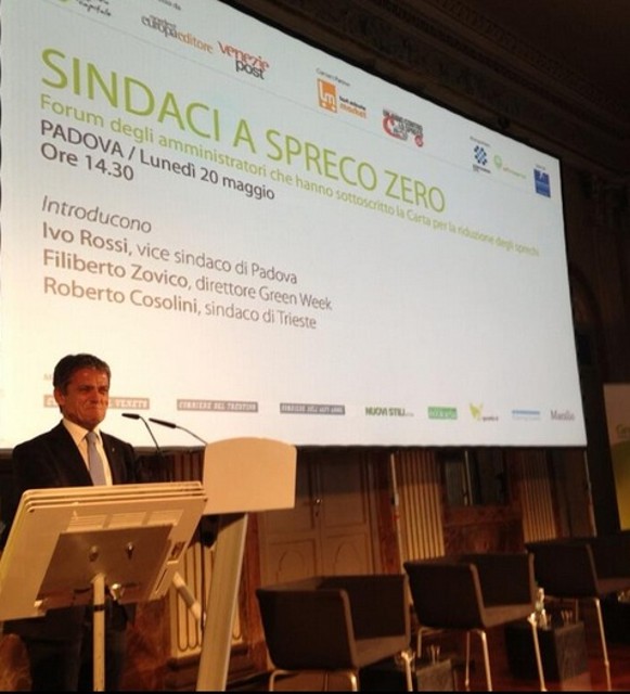 Padova, sindaci riuniti per firmare la Carta Spreco Zero