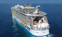 Una nube di polvere bianca ha reso molto difficoltoso l'attracco della "Royal Caribben"