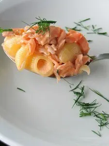 Penne vodka e salmone